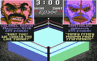 Championship Wrestling screenshot 5 for Commodore 64